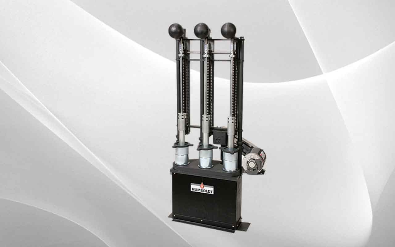 H-1356D.5F Marshall Asphalt, Triple Compactor, 4", Automatic with Rotating Base
