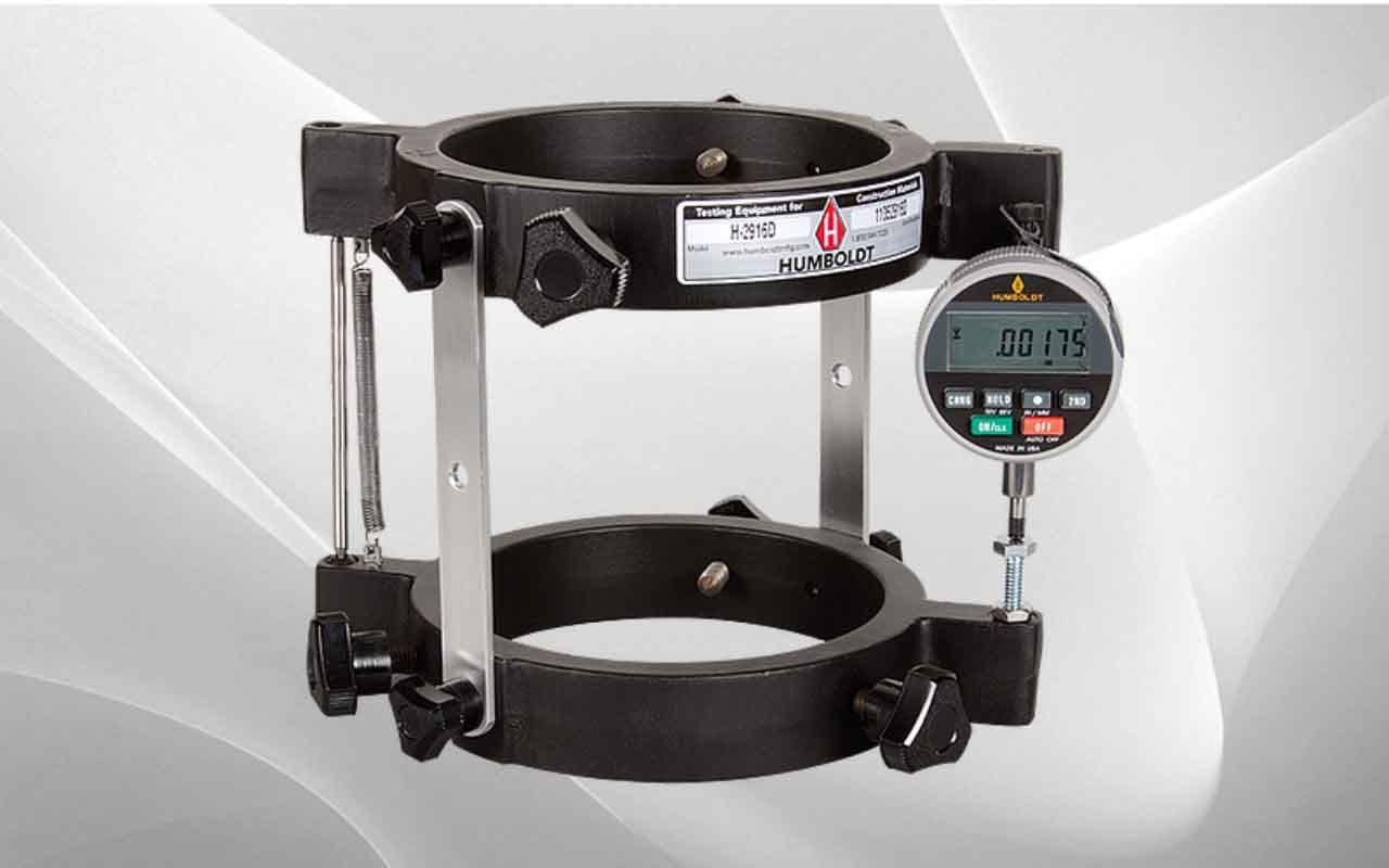 H-2911D Compressometer with Digital Indicator, 6" x 12"