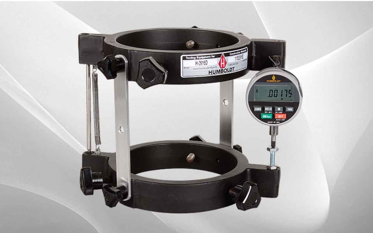 H-2916D Compressometer with Digital Indicator, 4" x 8"