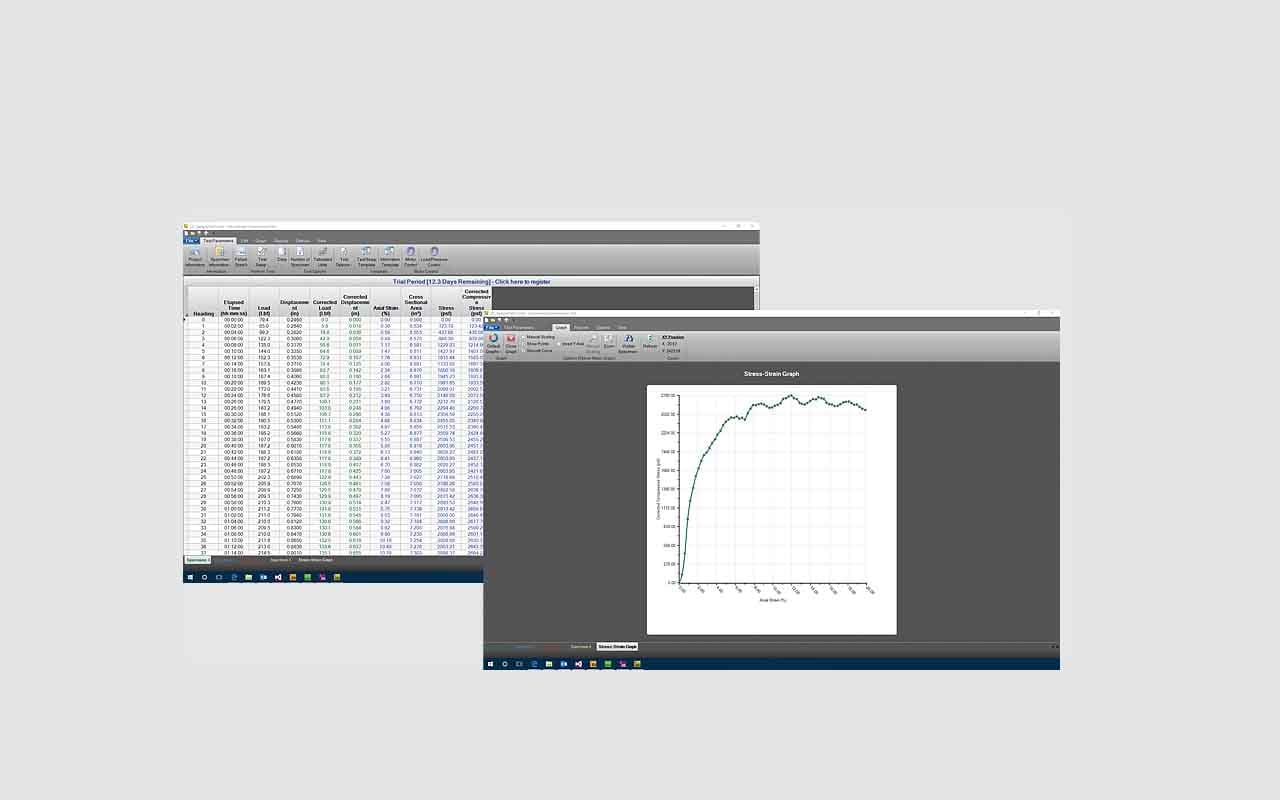 Triaxial Unconfined Compression Module for Humboldt NEXT Software